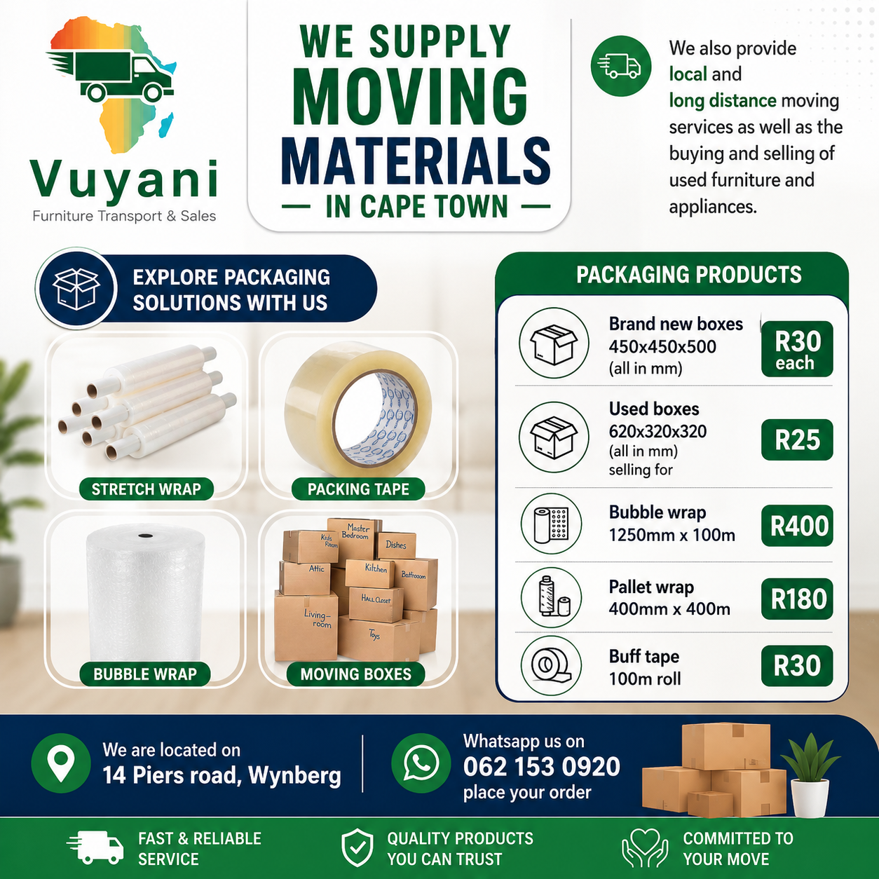 Vuyani Furniture Transport & Sales